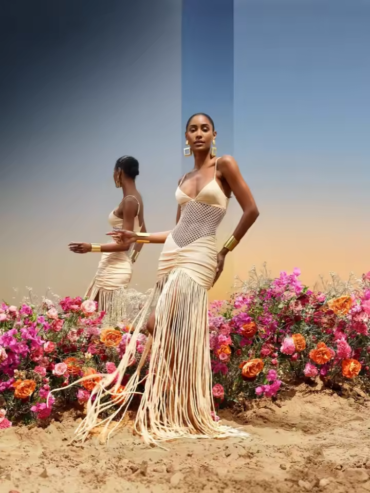 Leosoxs Women Spaghetti Strap V-neck Sleeveless Tassel Hollow Out Midi Maxi Dress Sexy Birthday Night Party Vestidos Dresses